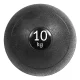 Kimštinis kamuolys mėtymui 4Fizjo Slam Ball 10 kg, juodas