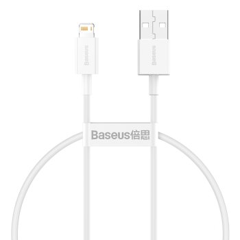 Baseus Superior USB to Lightning Cable 1.5m 2.4A, White