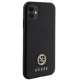 Guess 4G Strass Metal Logo dėklas iPhone 11 / XR, juodas