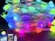 Išmanioji LED žvaigždučių girlianda RGB, 7,5 m, su programėle ir pulteliu