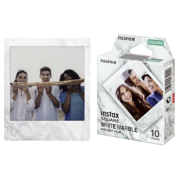 Fujifilm Instax Square White Marble momentinis foto filmas, 10 nuotraukų