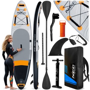 Pripučiama irklentė Neo-Sport Aquasurf 170001, 320 x 81 x 15 cm