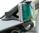 Tvirtas automobilinis telefono laikiklis ant prietaisų skydelio, juodas