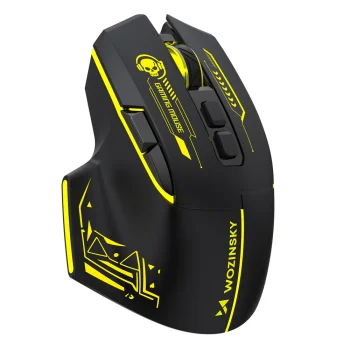 Wozinsky WMGB-1181 Wireless Optical Gaming Mouse 3200 DPI - Black/Yellow