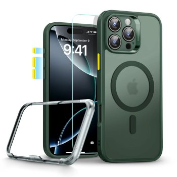 ESR iPhone 16 Pro Max Case Classic Pro Set Halolock MagSafe, Green
