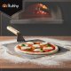 Ruhhy 00021746 Pizza Peel with Silicone Mitt, Silver/Brown