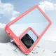 Hibridinis dėklas Xiaomi Poco F4 5G Outer Space Case su TPU rėmeliu, raudonas