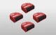 Išmanusis valdiklis Shelly 1PM Gen3, 4 vnt. rinkinys, Wi-Fi/Bluetooth, raudonas