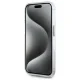 Karl Lagerfeld dėklas iPhone 15 Pro Max telefonui IML Metal MagSafe, baltas