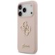 Guess Silicone Big 4G Script dėklas, skirtas iPhone 17 Pro, rožinis