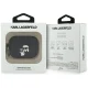 Karl Lagerfeld Silicone Karl & Chaupette Head 3D dėklas AirPods Pro 3, Black
