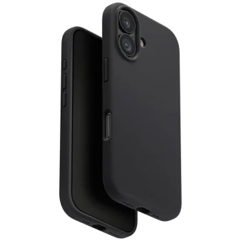 Dėklas Uniq Lino Magclick Charging, skirtas iPhone 17, pilkas