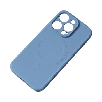 Samsung Galaxy S25 Edge Silicone Case with MagSafe, Blue