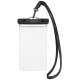 Vandeniui atsparus dėklas Spigen Aqua Shield A601 IPX8, skaidrus