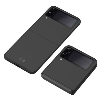 Samsung Galaxy Z Flip 3 5G matinis kietas dėklas, juodas