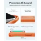 ESR Classic Hybrid Kickstand MagSafe case for iPhone 18 Pro / 17 Pro, matte orange
