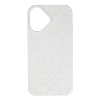 Case for iPhone 16 with MagSafe, Wheat Straw and TPU, Beige