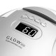 Glow F2 SP UV LED nagų lempa 220W Sidabrinė