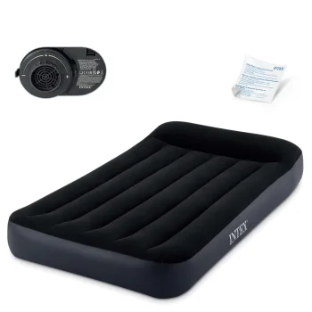 Intex 64146ND Inflatable Airbed with Built-in Pump, 191x99x25 cm