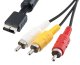 AV Cable 3x RCA for Sony PlayStation 1 / 2 / 3, 1.8m