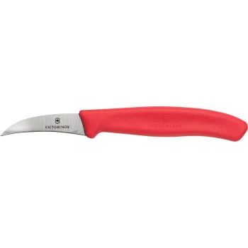 Skutimo peilis Victorinox Swiss Classic lenkta geležte 6 cm, raudonas