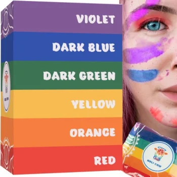 Spalvoti holi miltelių dažai, 6 x 100 g rinkinys