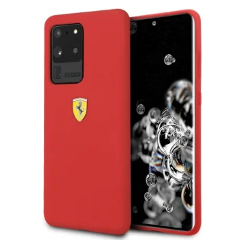 Ferrari Samsung Galaxy S20 Ultra Case Silicone, Red