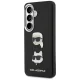 Karl Lagerfeld Saffiano Double Heads Metal Case for Samsung Galaxy S26+, Black