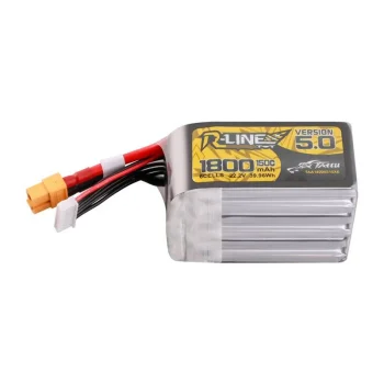 Tattu R-Line Version 5.0 LiPo akumuliatorius 1800mAh 22.2V 150C 6S XT60