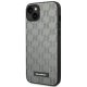 Karl Lagerfeld Saffiano Mono Metal Logo dėklas, skirtas iPhone 14 Plus, pilkas