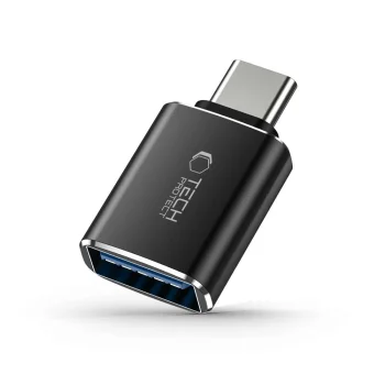 Tech-Protect UltraBoost USB-C į USB-A OTG adapteris, juodas
