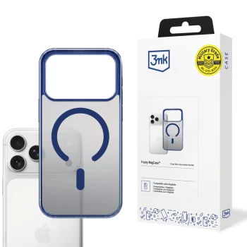 3mk Frosty MagCase dėklas iPhone 17 Pro Max, mėlynas