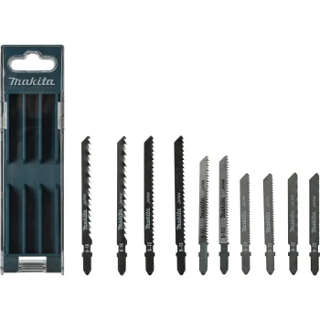 Siaurapjūklio geležčių rinkinys Makita B-44410, 10 vnt.