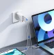 Orico CDX USB-C į USB-C laidas 100W 5A, 1 m, baltas