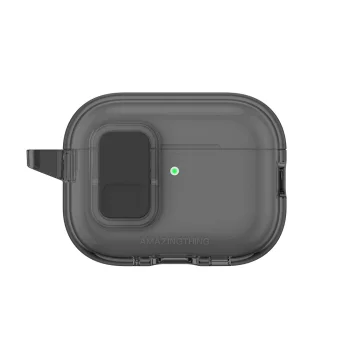 Ausinių dėklas AmazingThing Minimal, Apple AirPods Pro 3, juodas