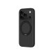 AmazingThing Cloudie dėklas su stovu iPhone 17 Pro telefonui, juodas