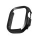 Tech-Protect Defense cases for Apple Watch 49 mm, black and clear, 2-pack