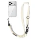 Tech-Protect C9S Rope Crossbody telefono dirželis, smėlio spalvos