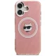 Karl Lagerfeld IML Choupette Head Logo MagSafe dėklas iPhone 16, rožinis