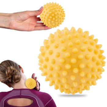 Neo-Sport Massage and Fitness Ball 9.5cm NS-957 Yellow