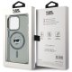 Karl Lagerfeld dėklas iPhone 15 Pro Max su MagSafe, juodas