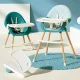 ECOTOYS 2-in-1 maitinimo kėdutė, mėlyna (130134)