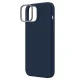 Uniq Lino silikoninis dėklas, skirtas iPhone 14 Plus / 15 Plus, mėlynas