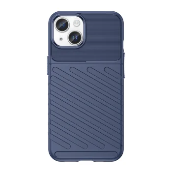 Armored Case for iPhone 15 Plus Thunder Case, Blue