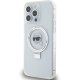 Karl Lagerfeld iPhone 15 Pro Max Case Ring Stand Karl Head MagSafe, White