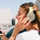 Belaidės ausinės Guess GUBH604GEMK 4G Script, Bluetooth 5.3, juodos