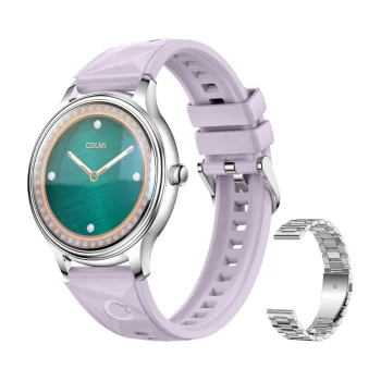Women's Smartwatch COLMI L28 Silver-Purple AMOLED