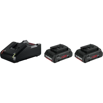 Akumuliatorių ir kroviklio rinkinys Bosch Starter Set 2x ProCORE18V 4.0Ah + GAL 18V-40