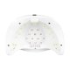 Glow S1 Dual LED UV nagų lempa 168W, sidabrinė