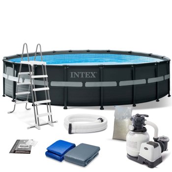 Intex karkasinis baseinas 549 x 132 cm 12-in-1 rinkinys